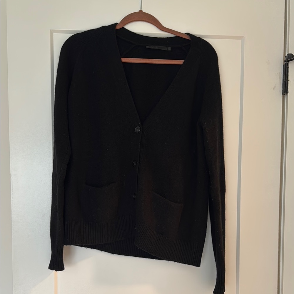Jenni Kayne cardigan-large. Not oversized. TTS BLACK